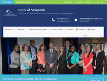 Tablet Screenshot of cccssavannah.org
